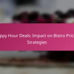Happy Hour Deals: Impact on Bistro Pricing Strategies